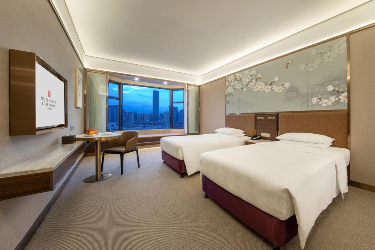 Millennium Harbourview Hotel Xiamen-Near Metro Station & Zhongshan Road Bagian luar foto